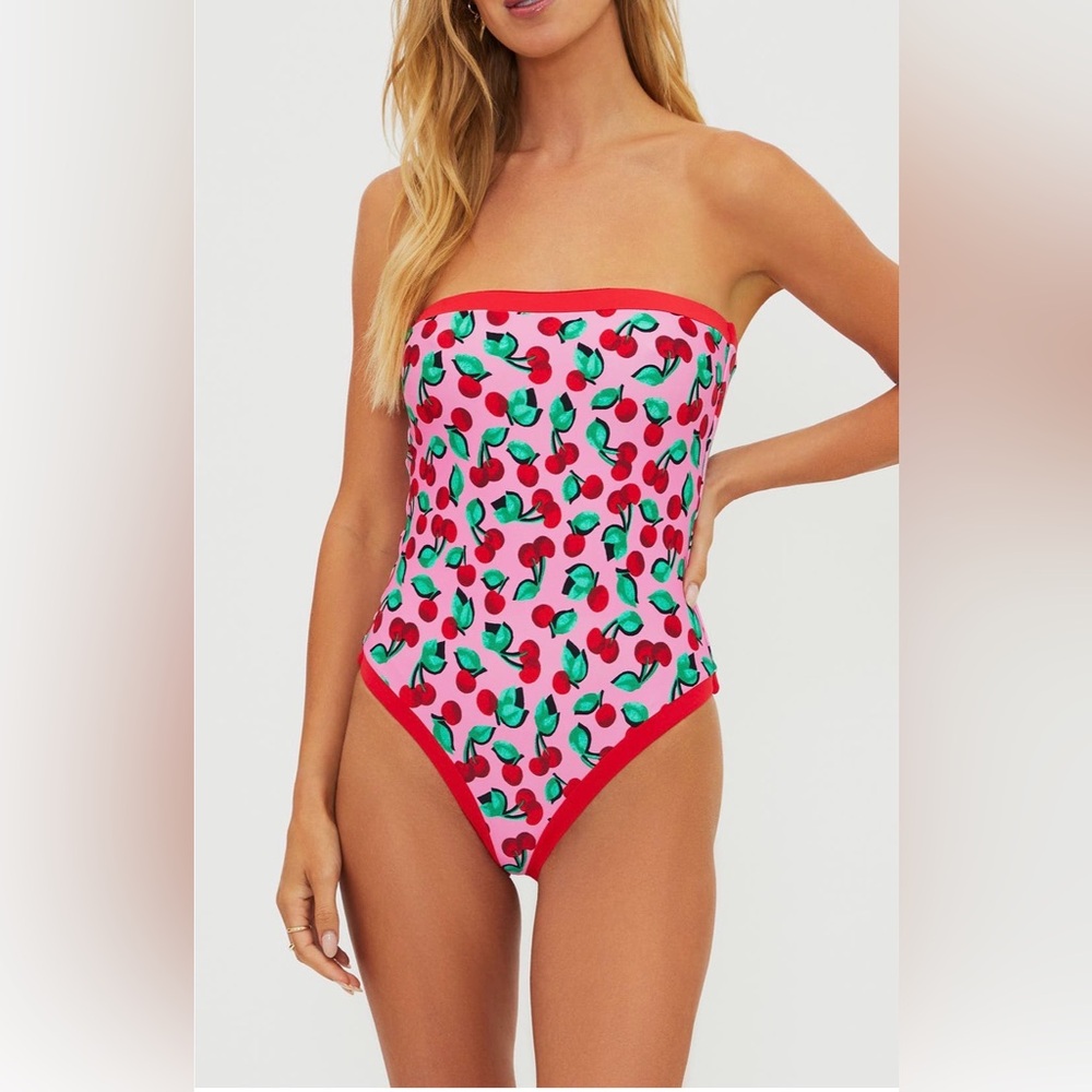Beach Riot NEW Amber One pics swim Size M - Picture 1 of 7